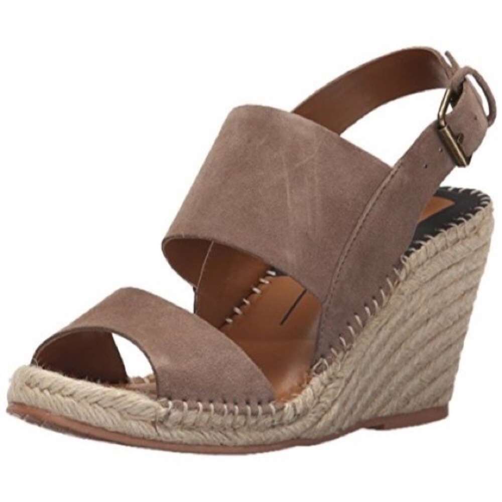 Dolce Vita Almond Tix Suede Espadrille Size 9.5